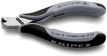 KNIPEX 64 12 115ESD ELEKTRONİKÇİ TEPE KESKİ ESD