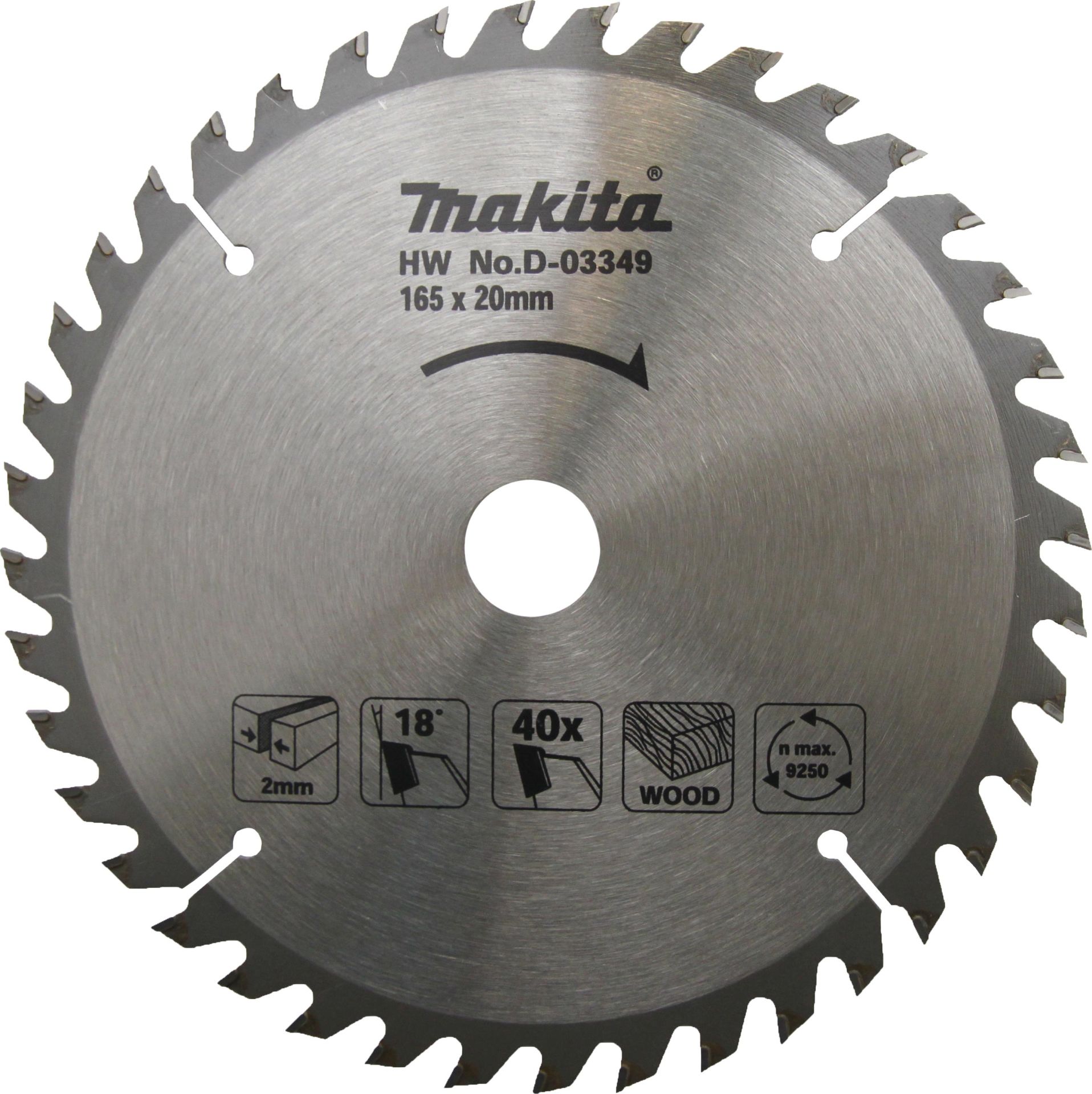 Makita D-03349 Daire Testere 165X40 Diş