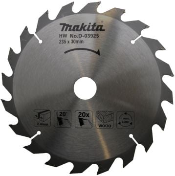 Makita D-03925 Daire Testere 235X20 Diş
