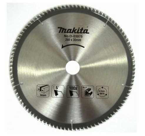 Makita D-03975 Daire Testere A260X100 Diş