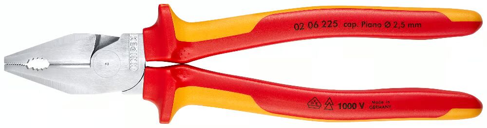 KNIPEX 02 06 225 AĞIR TİP KOMBİNE PENSE VDE