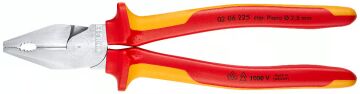 KNIPEX 02 06 225 AĞIR TİP KOMBİNE PENSE VDE