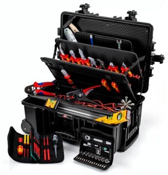 KNIPEX 00 21 37 TAKIM ÇANTASI ROBUST 45 MOVE ELEKTRO (63 PARÇALI)