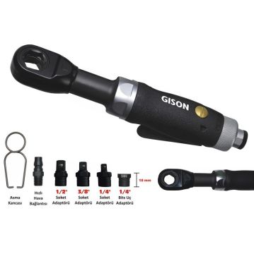 GISON GP854J ADAPTÖRLÜ HAVALI CIRCIR KOLU