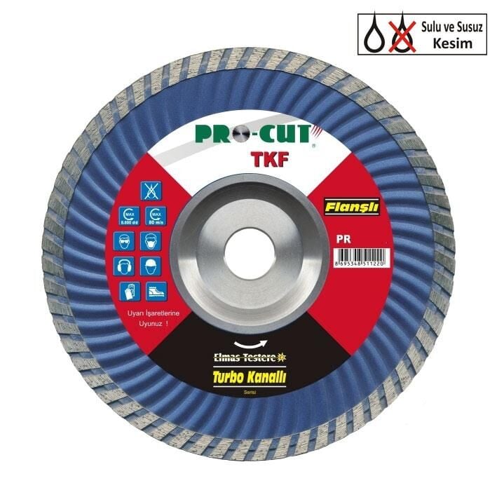 PROCUT PR51122 180 TKF FLANŞLI ELMAS TESTERE