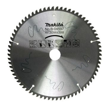 Makita B-04597 Sessiz Daire Testere 260X70 Diş
