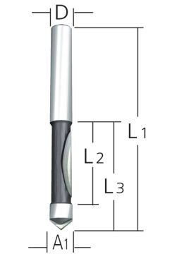 Makita D-10578 Tek Kenar Alma Ucu