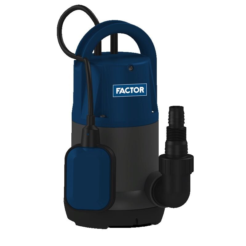 FACTOR CS550P-N 550W Plastik Gövdeli Temiz Su Drenaj Pompası