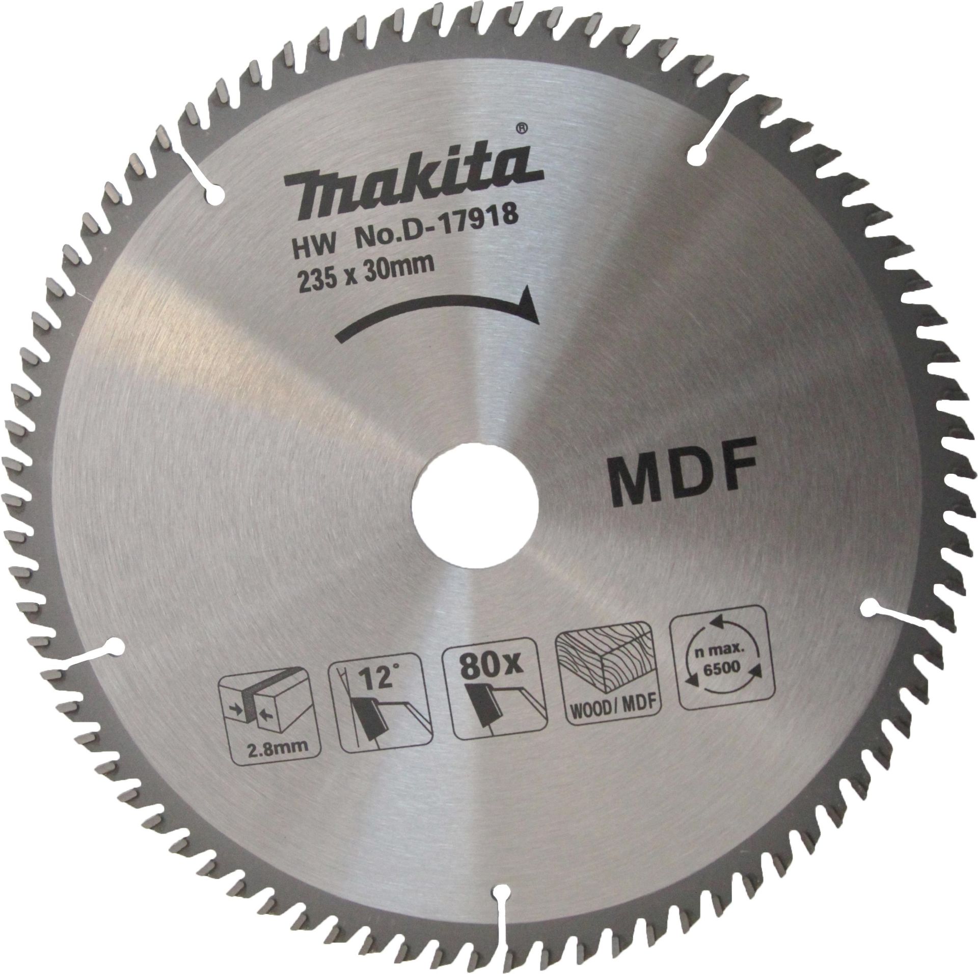 Makıta D-17918 Tct Testere 230X30X80T