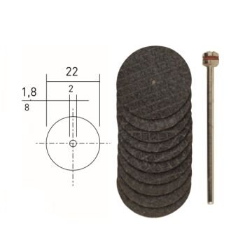 KESME DİSKİ 10 LU 22 mm