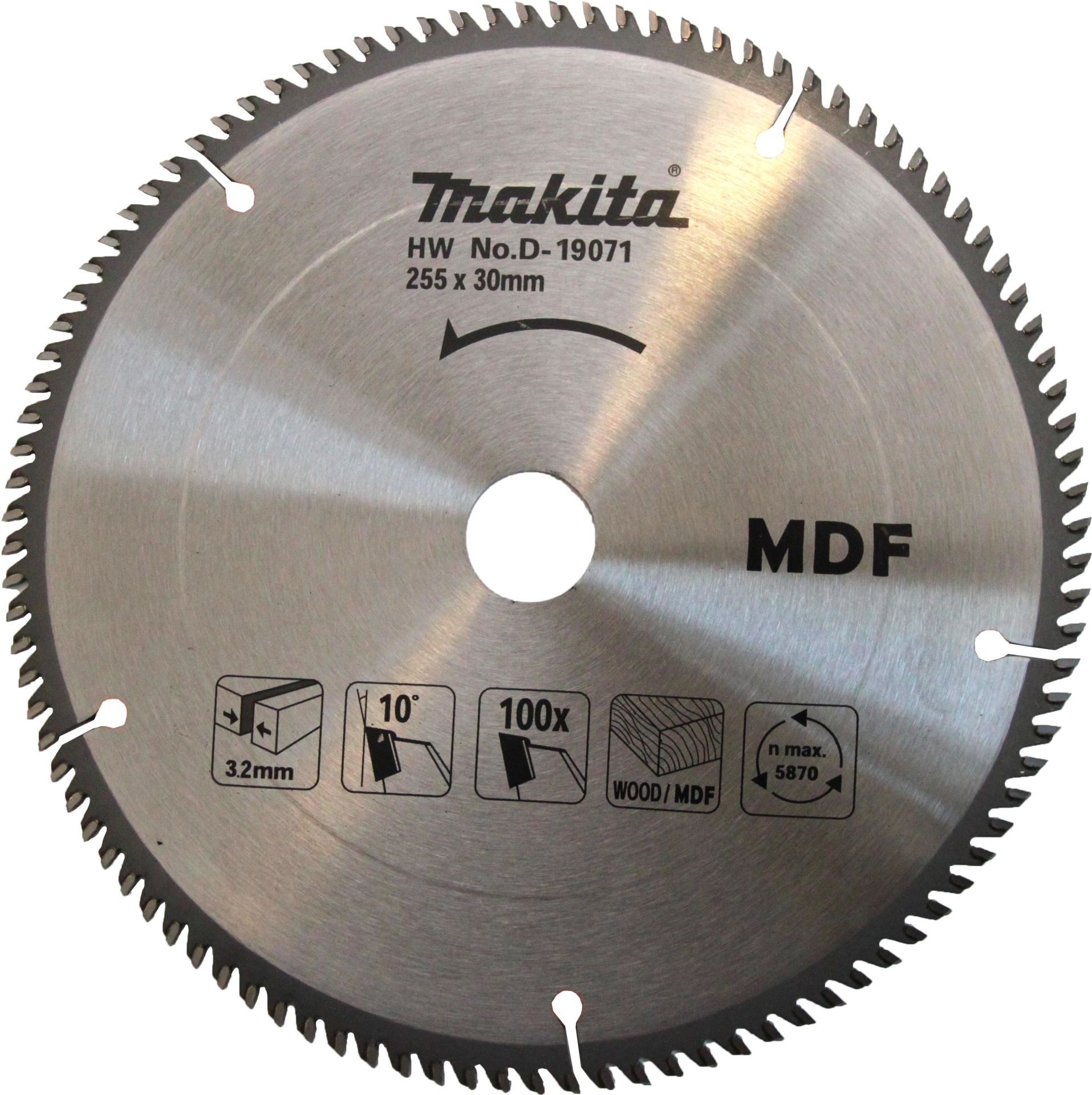 Makıta D-19071 Tct Testere 255X30X100T