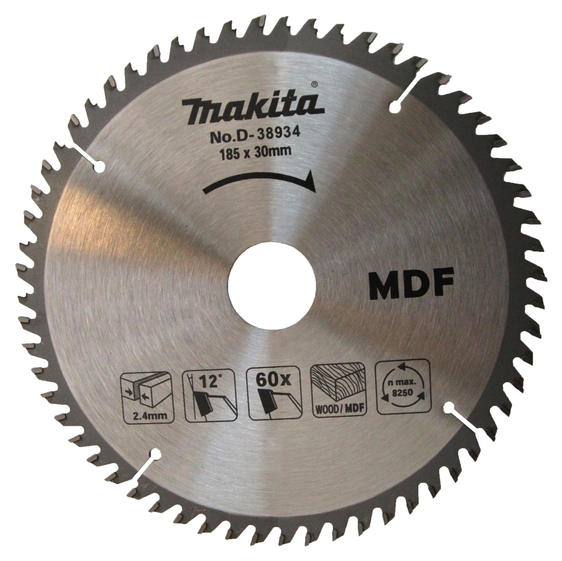 Makıta D-38934 Tct Testere Mdf 185X60T
