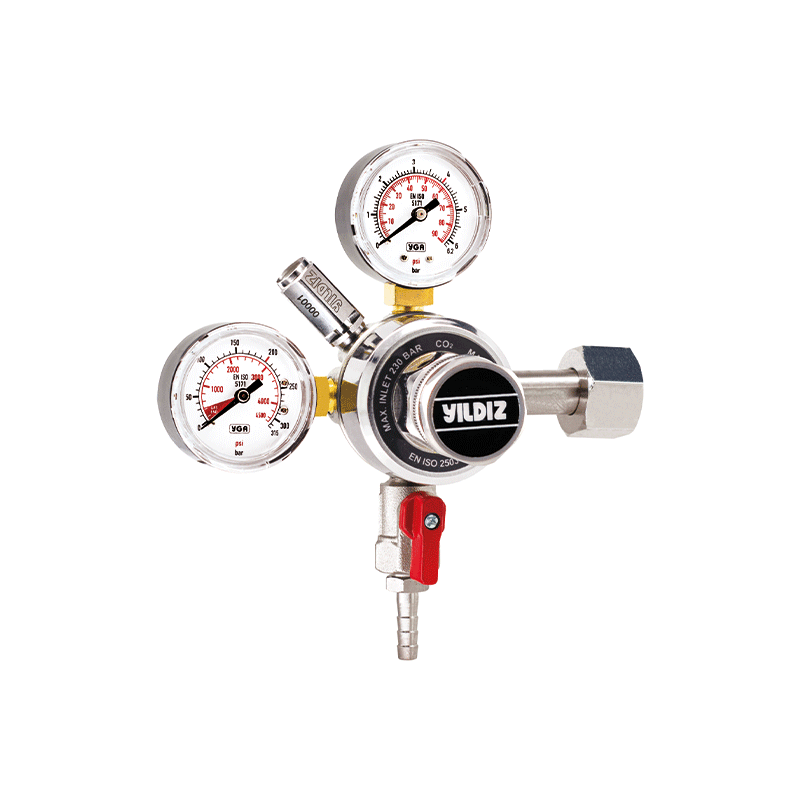 YILDIZ MEŞRUBAT REGÜLATÖRÜ CO2 4 BAR