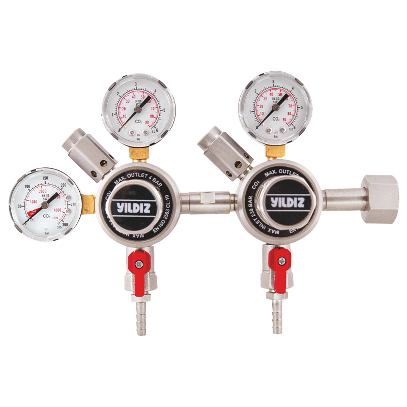 YILDIZ MEŞRUBAT REGÜLATÖRÜ ÇİFT ÇIKIŞLI (4 BAR)