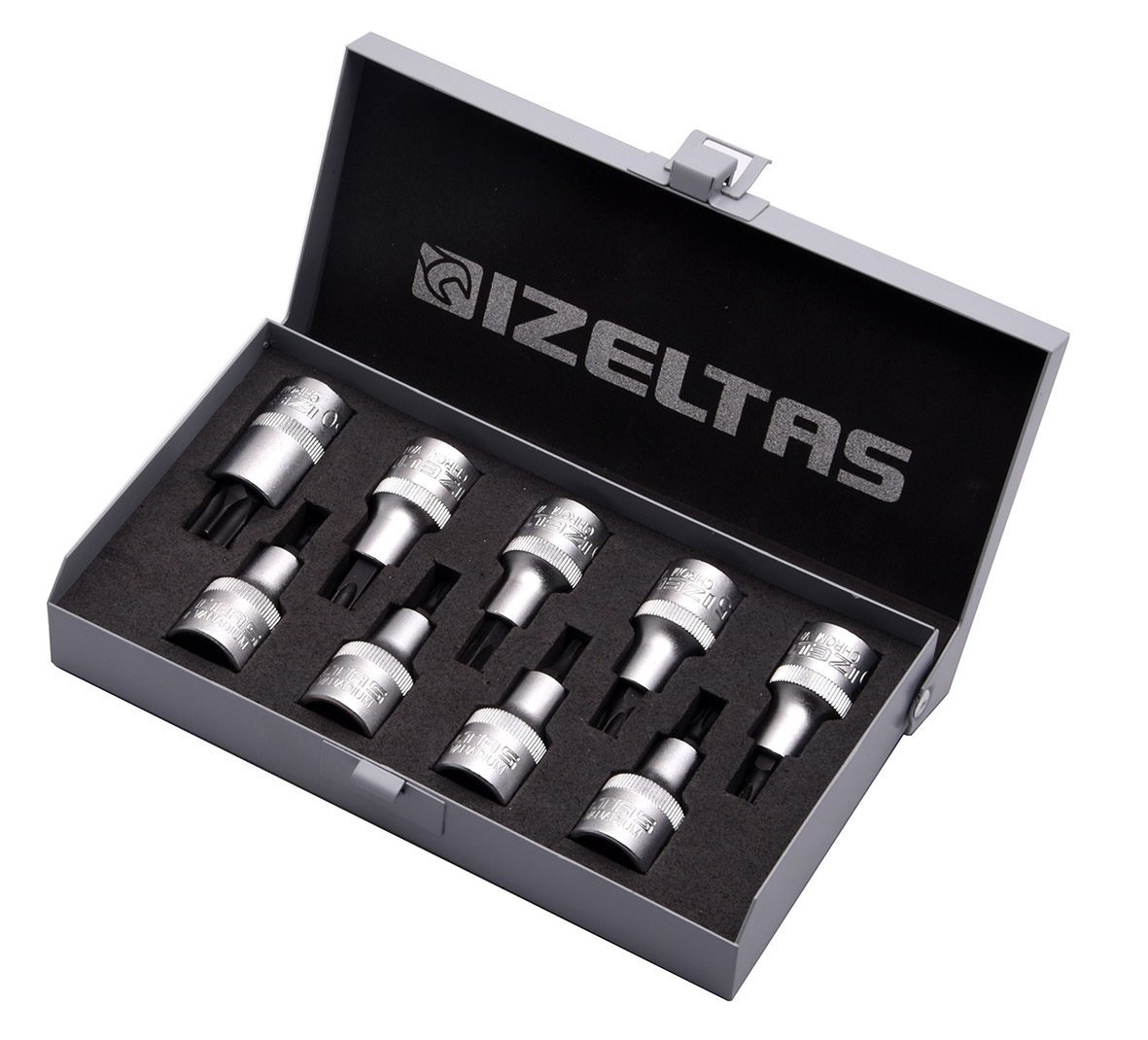 İzeltaş 1113006009 9'Lu Lokmalı Torx Uç Takımı 1/2''