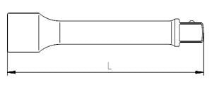İzeltaş 1513064075 75 mm Ara Kol 1/2''