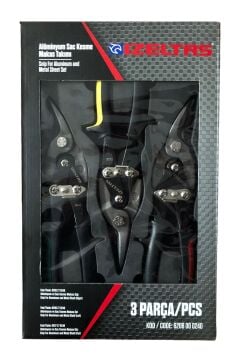 İZELTAŞ ALÜMİNYUM VE SAÇ KESME MAKASI TAKIMI 3 PAR