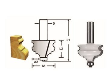 FREZE BIÇAĞI 12x44.5 mm