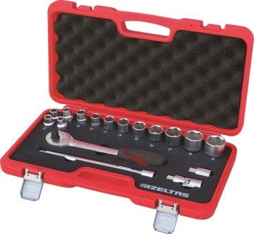 İzeltaş 1113002017 17'Li Lokma Anahtar Takımı 1/2'' ( U Kolsuz )