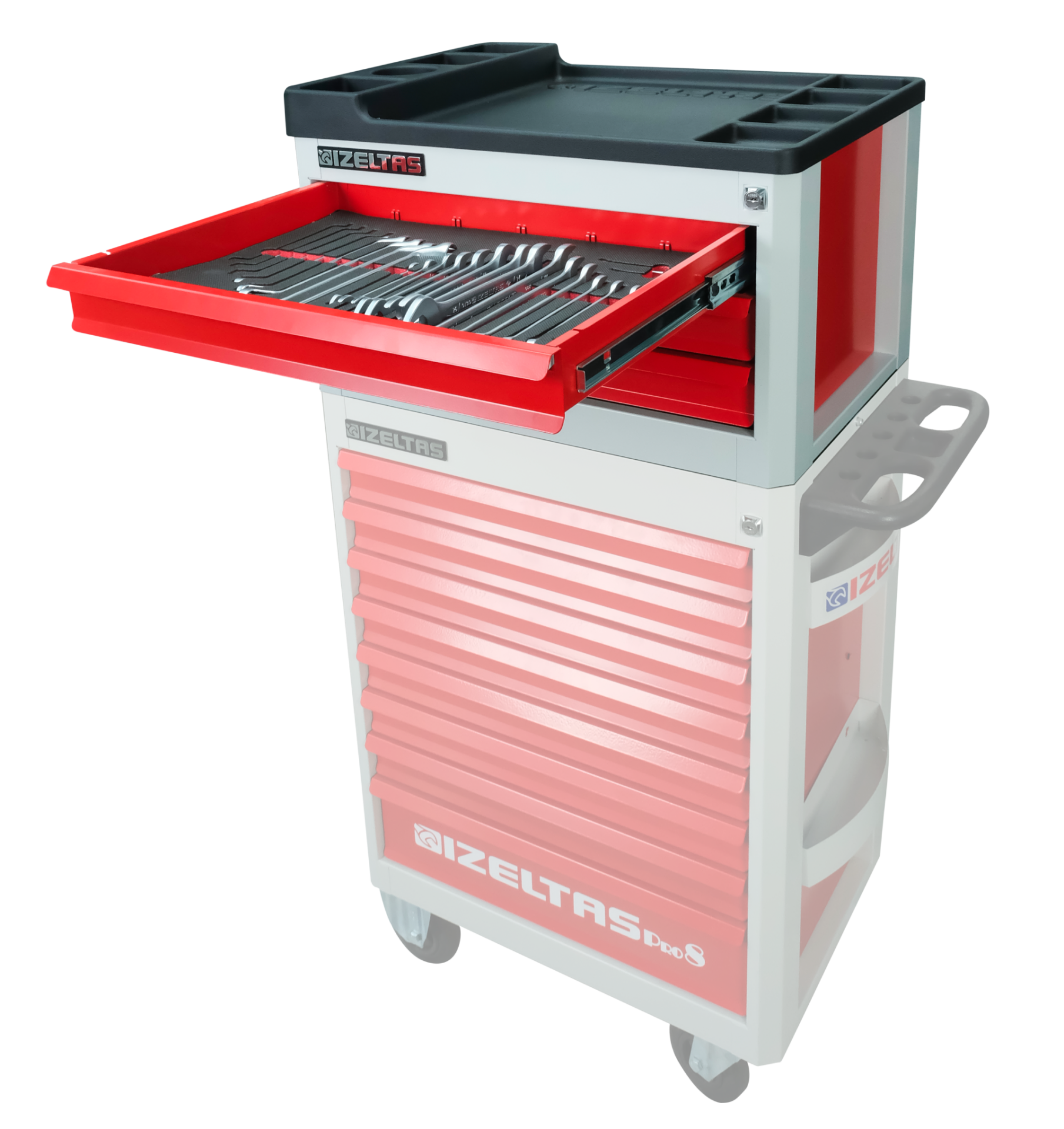 İZELTAŞ PRO SERİ 3 ÇEKMECELİ DOLAP ÜSTÜ DOLAP