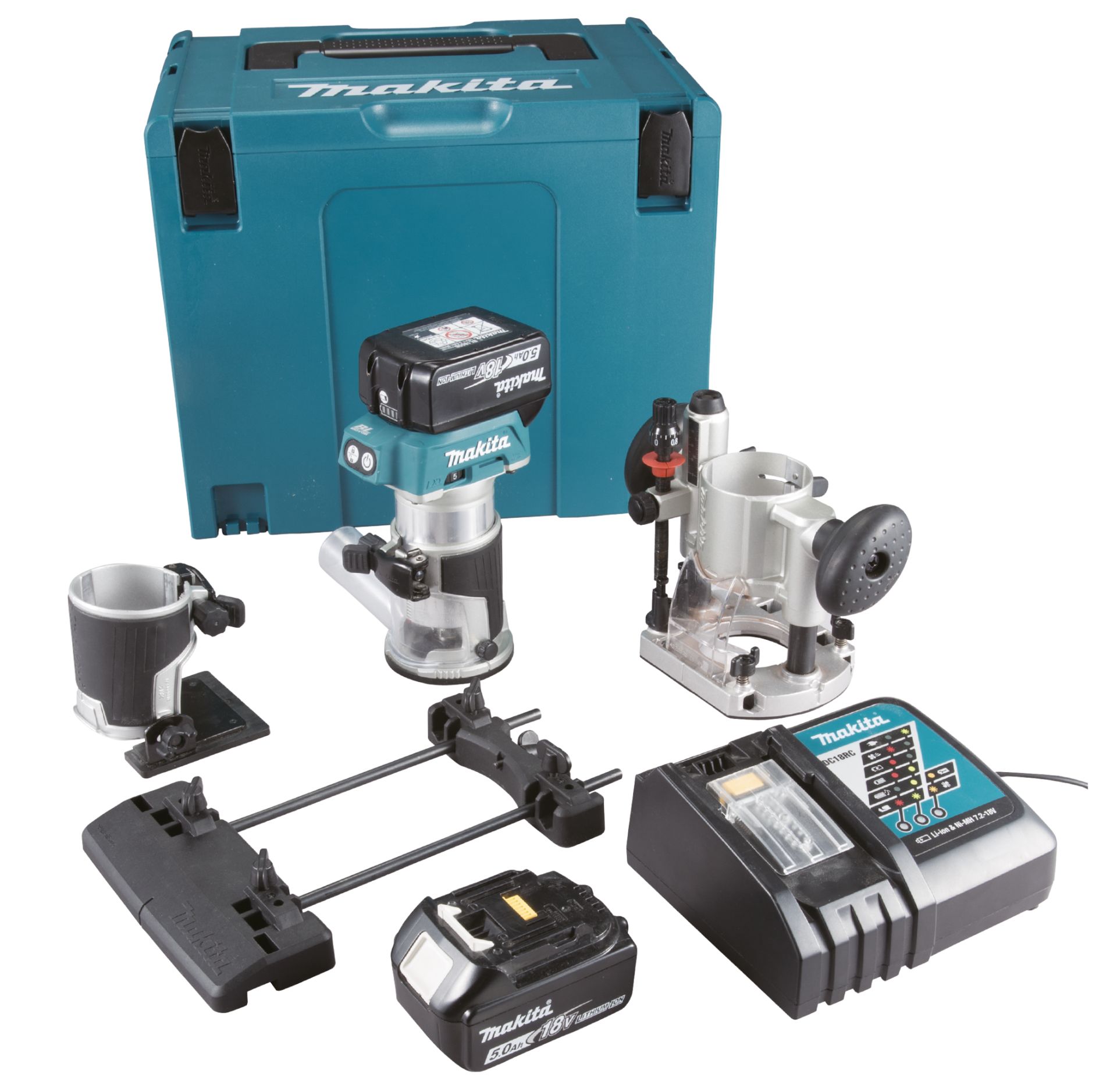 Makita DRT50RTJX9 Akülü Freze Seti