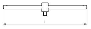 İzeltaş 1519064500 500 Mm Ağır T  Kol