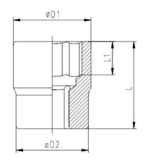 İzeltaş 1225060055 55 Mm Lokma 1''
