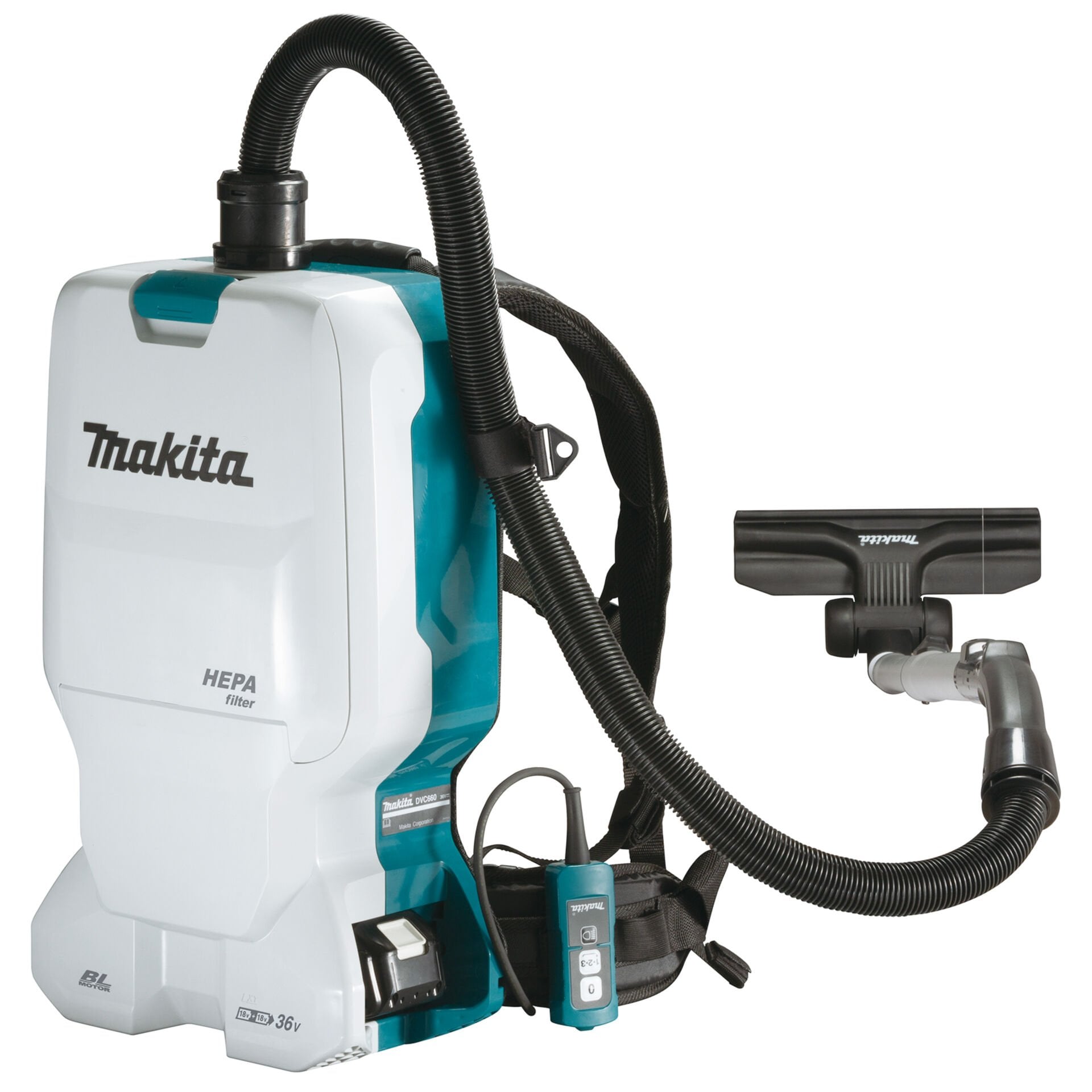 MAKITA DVC660Z AKÜLÜ SIRT SÜPÜRGESİ