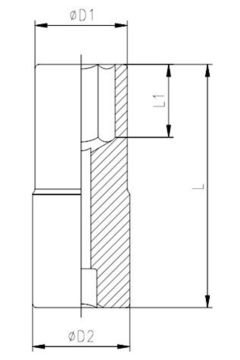 İZELTAŞ 10 MM DERİN LOKMA ANAHTAR 1/4'' ALTI KÖŞE