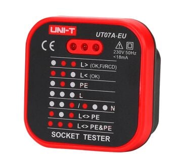 UNI-T UT07A PRİZ TEST CİHAZI