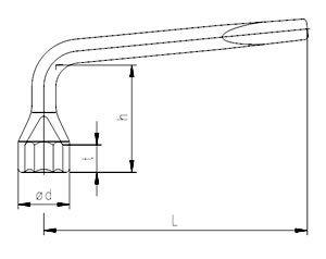 İzeltaş 1940090019 19 Mm (3/4) Pipo Bijon Anahtar