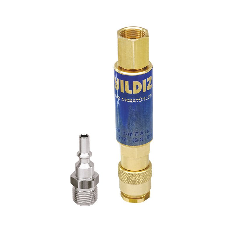Yıldız 1030-Q Basınç Düşürücü A.E.V. Quick Coupling A.E.V. (Oksijen) G3/8''