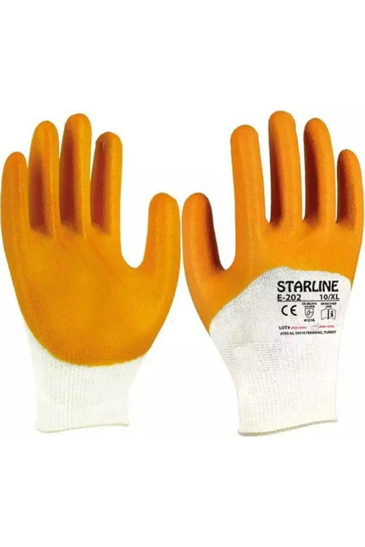 STARLİNE E-202 SARI NİTRİL ELDİVEN