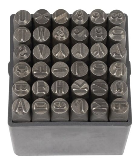 ÇELİK HARF 36 PARÇA 10 mm