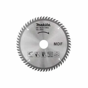 Makita D-17902 Tct Testere 185X30X60T
