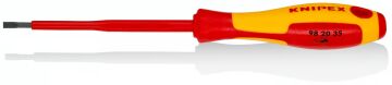 KNIPEX 98 20 35 VDE DÜZ UÇLU TORNAVİDA 202 mm