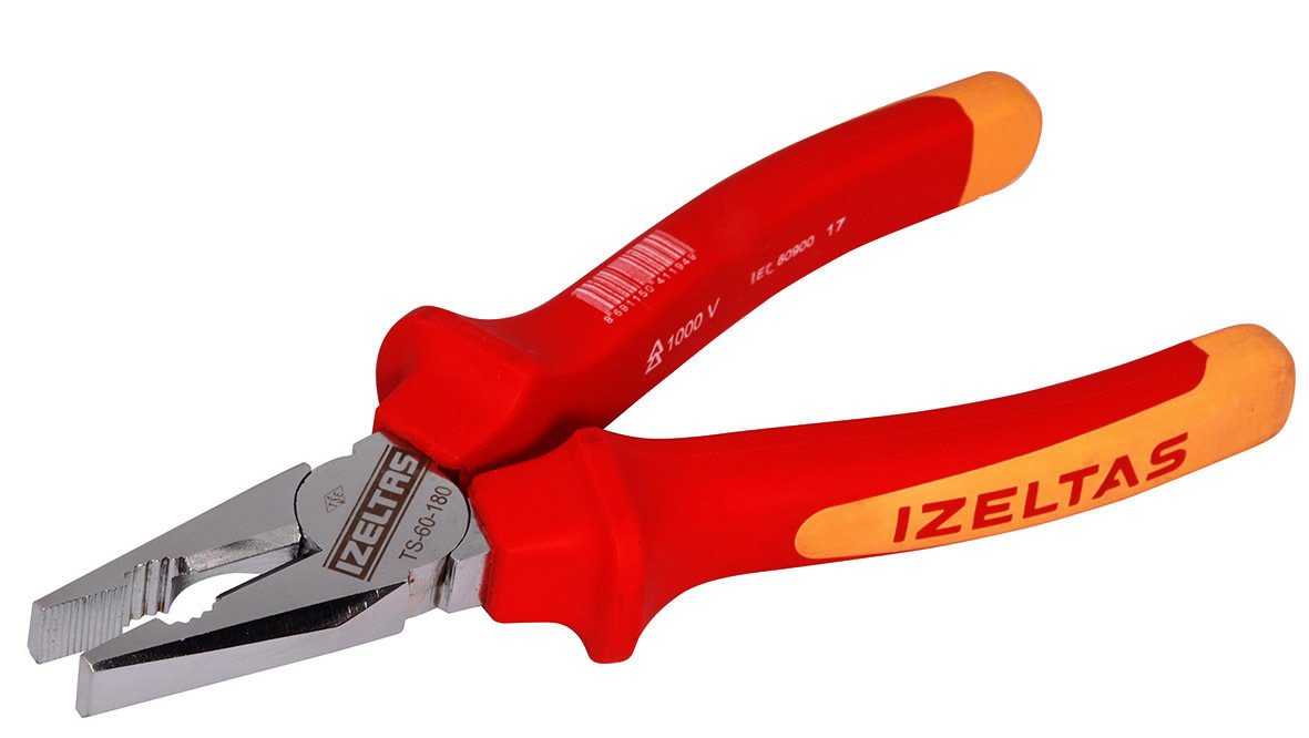 İzeltaş 3020126200 200 Mm Kombine Pense Elektrikçi İzoleli 1000 V