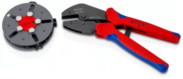 KNIPEX 97 33 03 DEĞİŞTİRİLEBİLİR ÇENELİ PABUÇ SIKMA