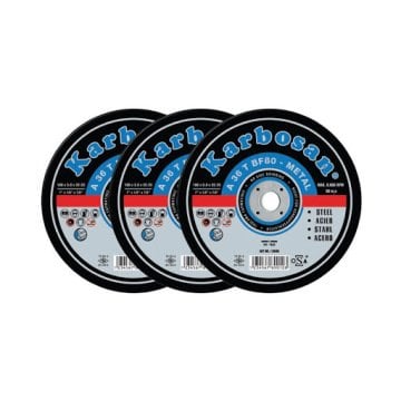 KARBOSAN 180x3.0x22.23 Metal Kesme Taşı