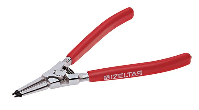 İzeltaş 3301120225 225 Mm Dış Segman Pensi (Yaylı Düz)