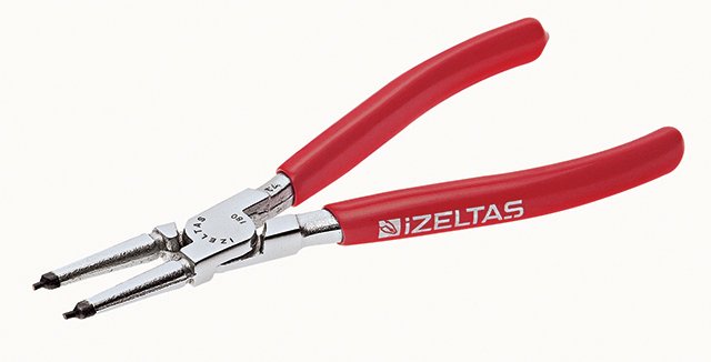 İzeltaş 3321120225 225 Mm İç Segman Pense Yaysız Düz