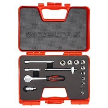 İzeltaş 1107006015 15 Li 1/4'' Karbüratör Lokma Takimi