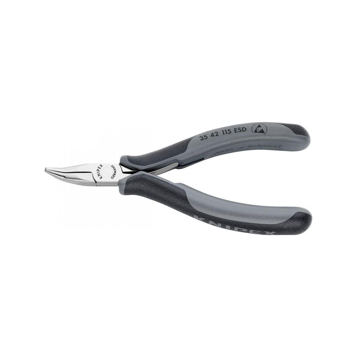 KNIPEX 35 42 115ESD ELEKTRONİKÇİ EGRİ KARGABURUN