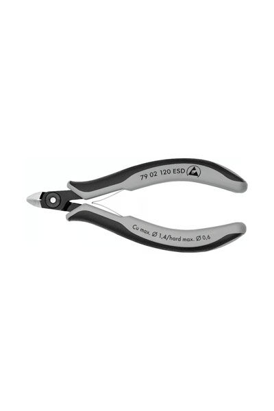 KNIPEX 79 02 120ESD HASSAS ELEKTRONİKÇİ YAN KESKİ ESD