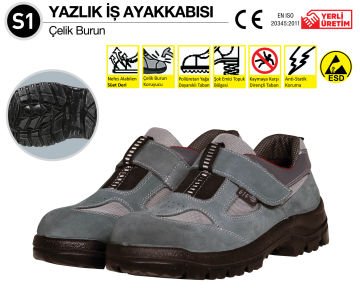 414 - (44 Numara) S1 YAZLIK İŞ AYAKKABISI