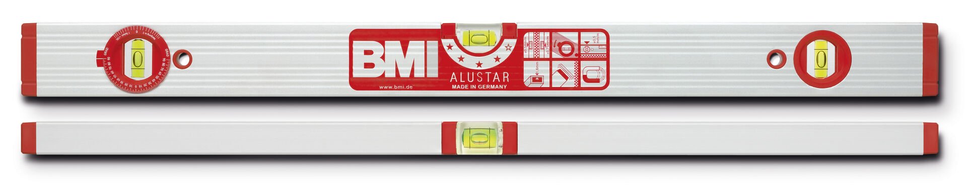 BMI ALUSTAR 691W60 ALÜMİNYUM AÇILI SU TERAZİSİ 60cm