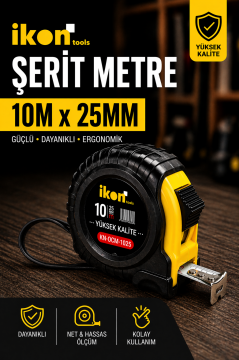 İkon şerit Metre 10 Metre x 25 mm