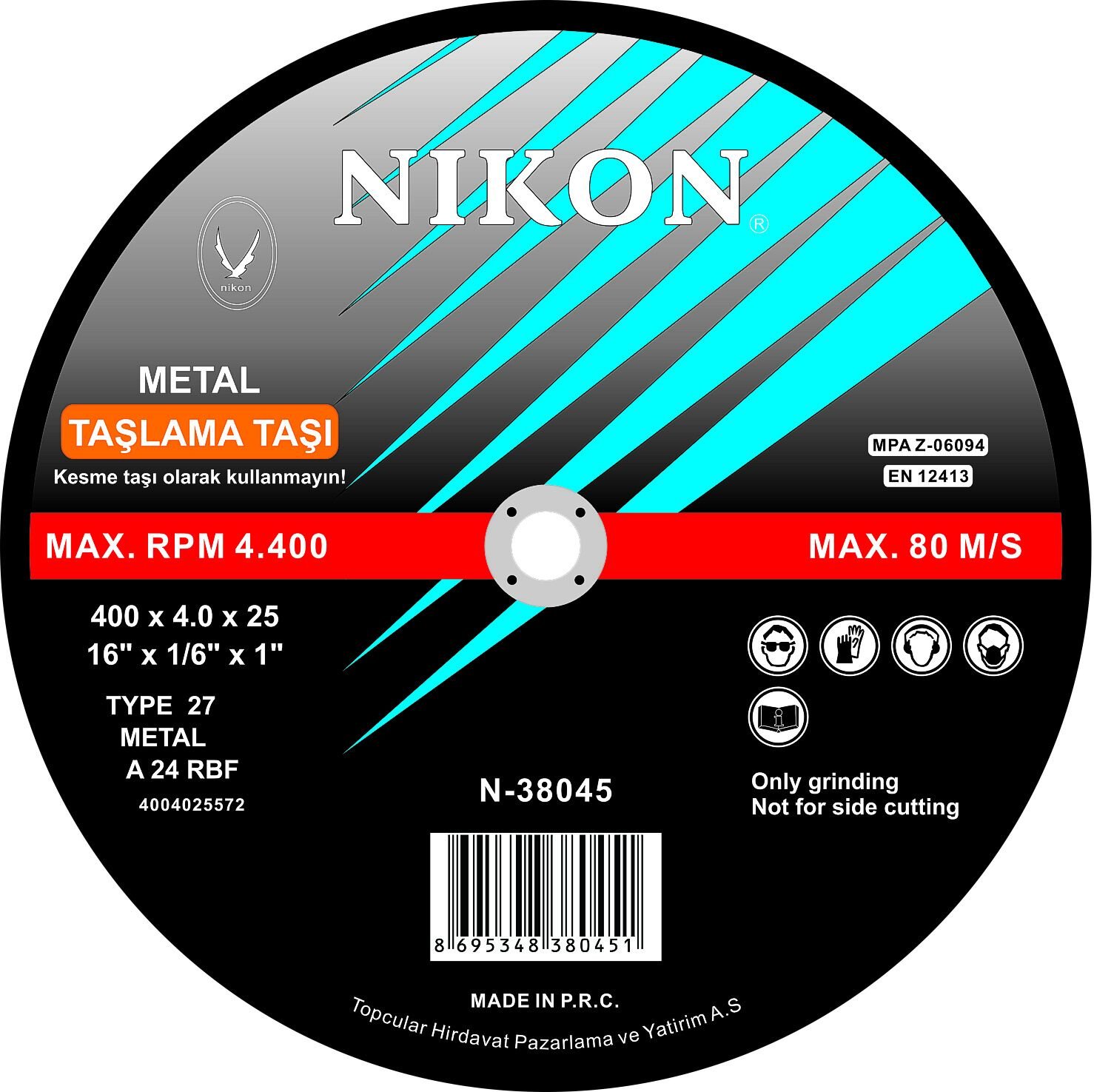 NIKON N38003 METAL FLEX TAŞLAMA TAŞI