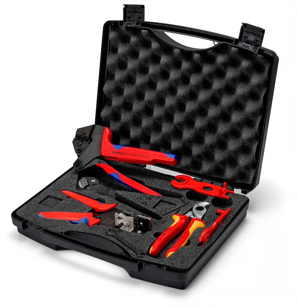 KNIPEX 97 91 04V01 MC4 SOLAR KONEKTÖRLER İÇİN 7 PARÇALI SET