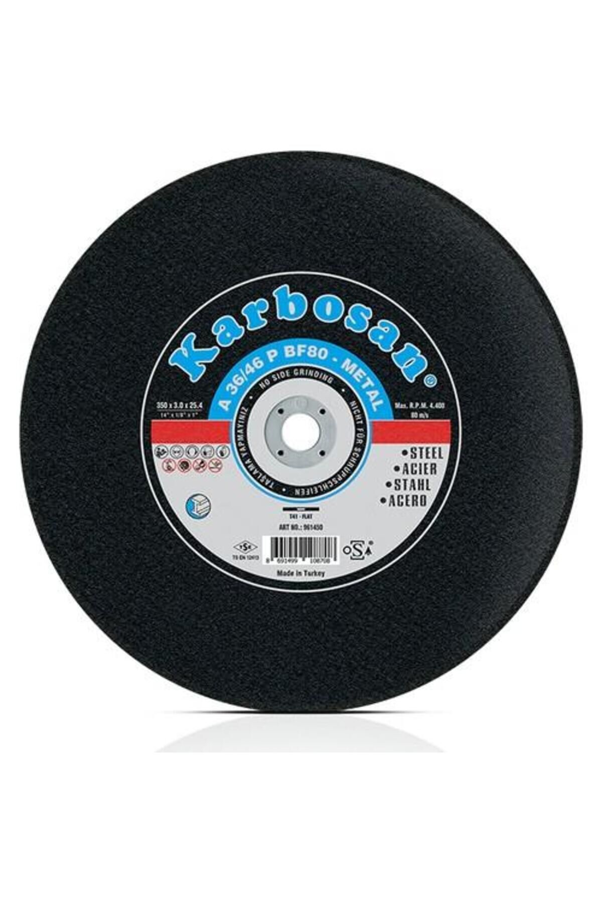 KARBOSAN 350X3,5X25,4 NK SABİT TEZGAH KESME